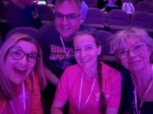 Janine Coombes, Tim Lewis, Catherine Turner and Jackie Goddard at You Are The Media Creator Day